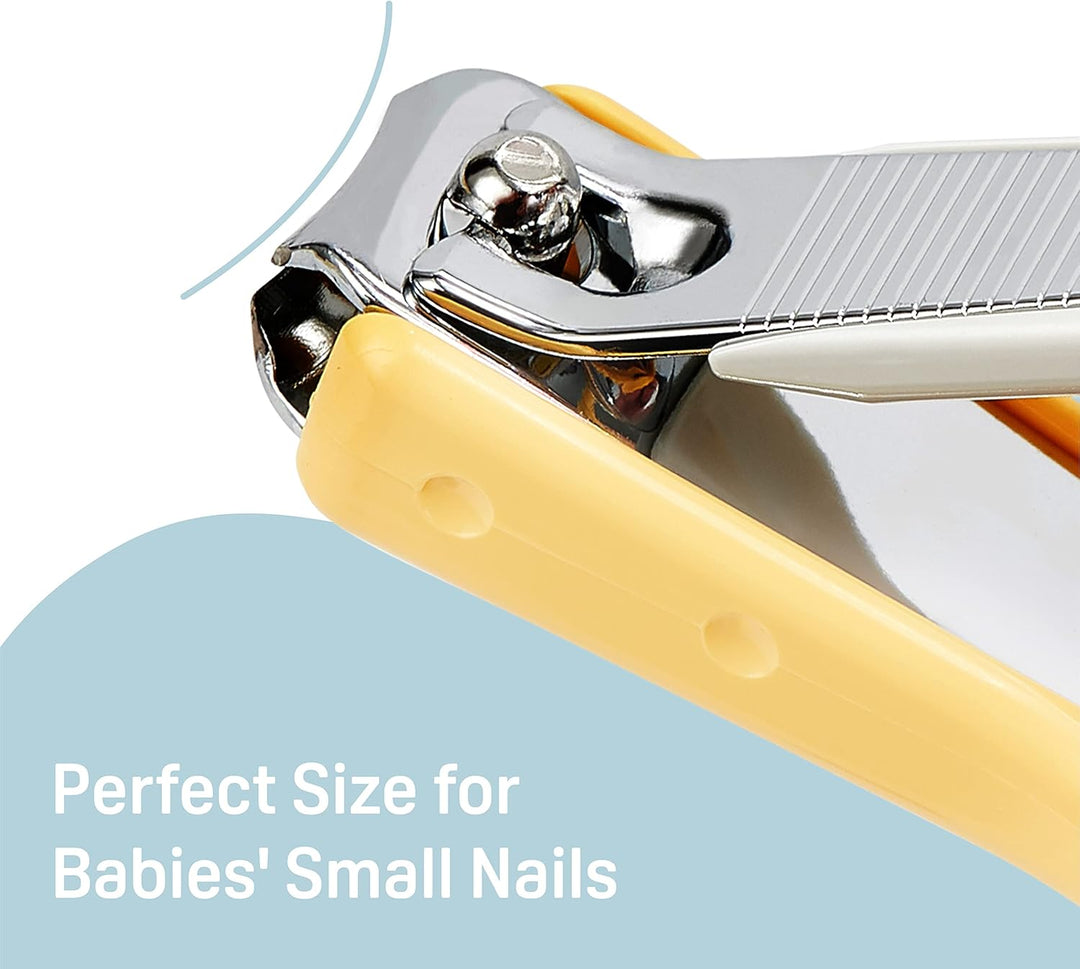 Pigeon Baby Nail Clipper with Splatter Proof Case for 9+ Months(Made in Japan)