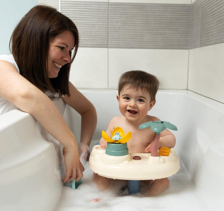 Simba Little Smoby – Badewannensitz – Aktivitätstablett – Schaufelrad, Becher, Sprinklerpalme, Saugn