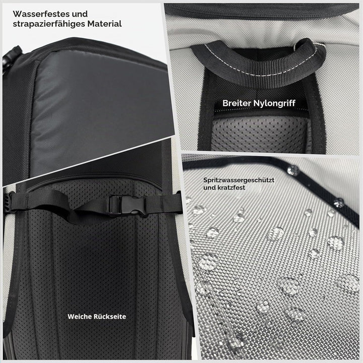 Unigear 50L/70L Skischuhrucksack Snowboardschuhe mit Helmtasche Wintersport Skifahren Skating Rucksa