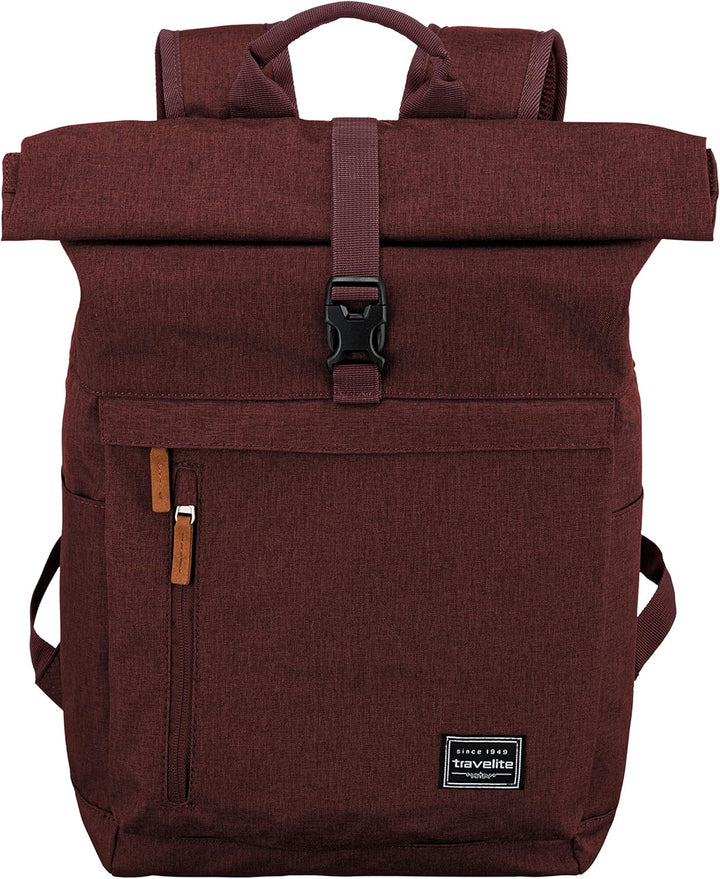 Travelite Handgepäck Rucksack mit Laptop Fach 15,6 Zoll, 60 cm, 35 Liter, 800 Gramm & BASICS rucksac