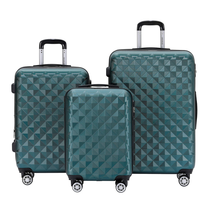 BEIBYE Kofferset 4 Zwillingsrollen Hartschale Trolley Koffer Reisekoffer Reisekofferset Gepäckset in