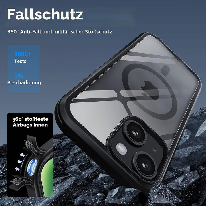 Holidi iPhone 14 Hülle für Magsafe, 360 Grad Hülle iPhone 14, Schutzhülle Handyhülle mit Eingebautem