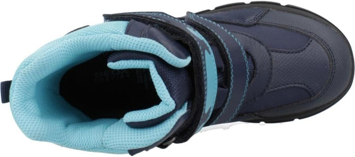 Geox Jungen J Willaboom Boy B AbAnkle Boot 24 EU Navy Turquoise, 24 EU Navy Turquoise
