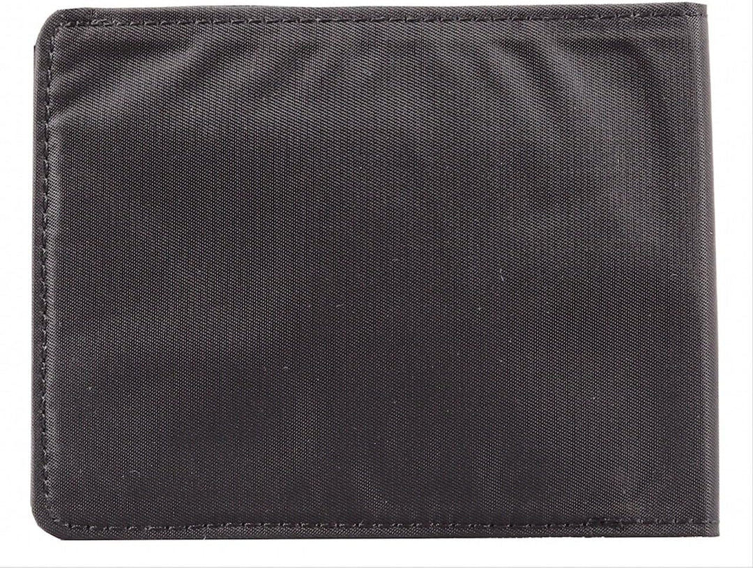 Big Skinny Slimline Herren-Geldbörse, doppelt gefaltet, für bis zu 25 Karten Schwarz, Schwarz