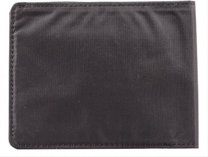 Big Skinny Slimline Herren-Geldbörse, doppelt gefaltet, für bis zu 25 Karten Schwarz, Schwarz