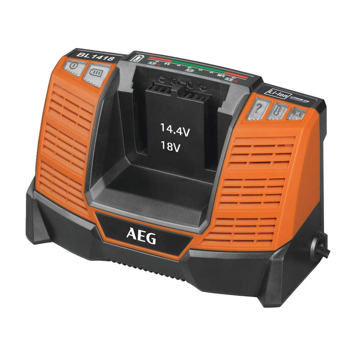 AEG BL1418 4932464542 Akku Ladegerät (14-18V, Ladestandsanzeige, für PRO Li-Ion Akkus, schnelle Lade