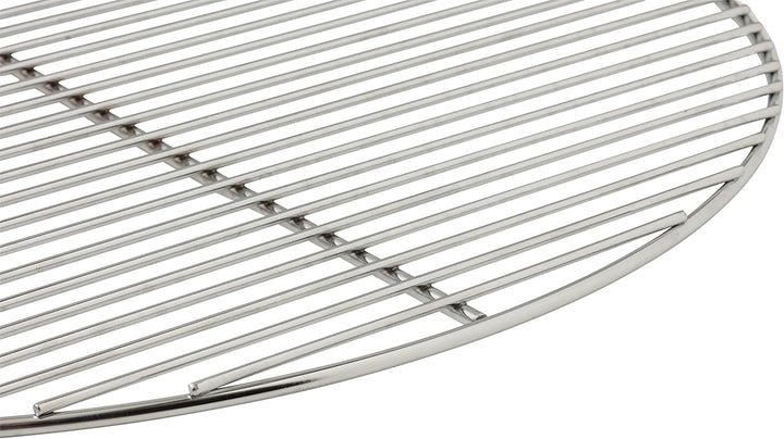 HeRo24 Grillrost 54,5 cm rund Edelstahl 6 mm Aussenring & 4 mm Auflagestäbe Kugelgrill auch Weber 57