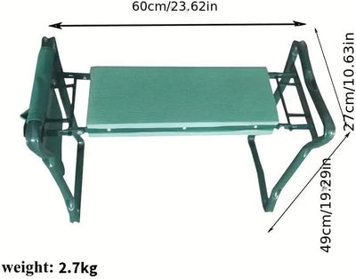 Gartensitzkniebank Kniebank mit weiches Kniekissen für Gartenarbeit - Garten-Kniebank klappbar Garte