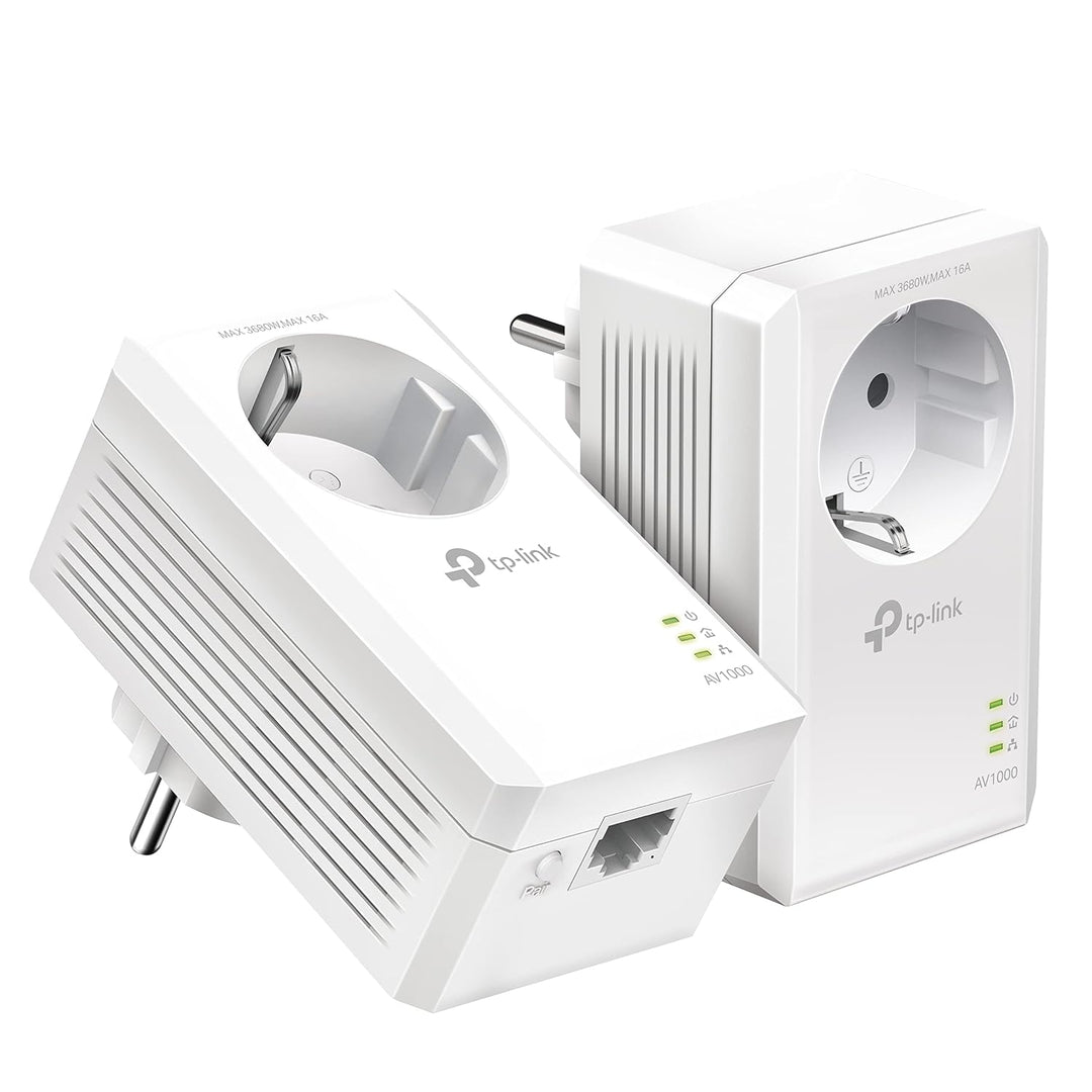 Umschalter 63A 4-polig 22 kW Netz-0-Not ULO63/4T/NS/Z101/F976 & TP-Link Powerline Adapter Set TL-PA7