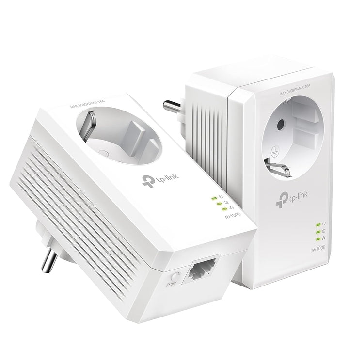 Umschalter 63A 4-polig 22 kW Netz-0-Not ULO63/4T/NS/Z101/F976 & TP-Link Powerline Adapter Set TL-PA7