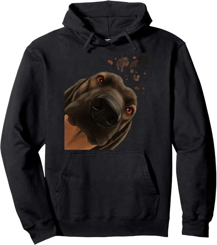 Neugieriger Hund Bayerischer Gebirgsschweisshund Pullover Hoodie