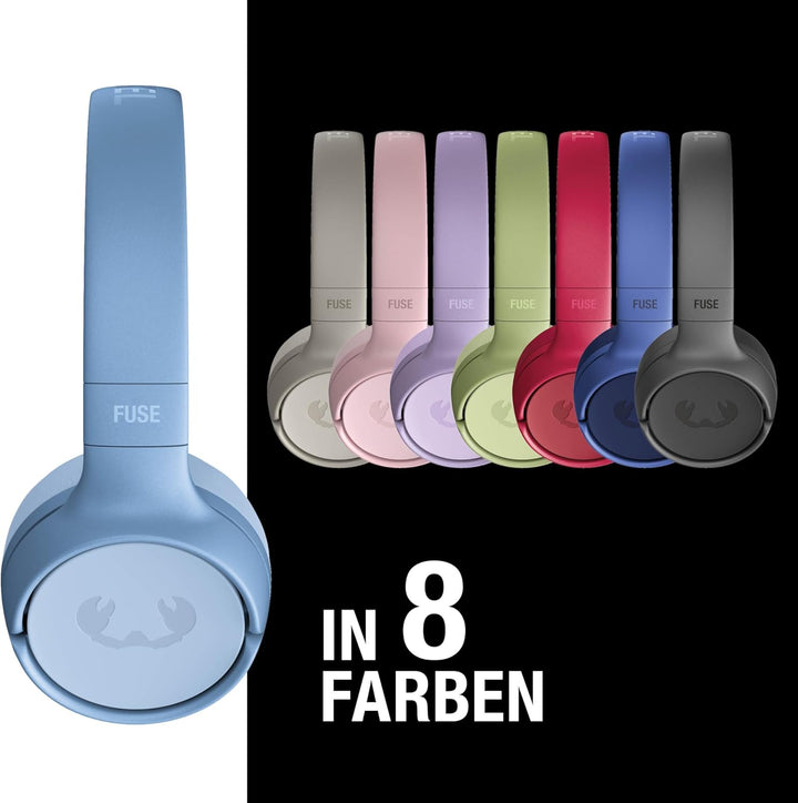 Fresh 'n Rebel Code Fuse, Bluetooth-Kopfhörer on-Ear, kabellos, 30 Stunden Spielzeit, mit Mikrofon u
