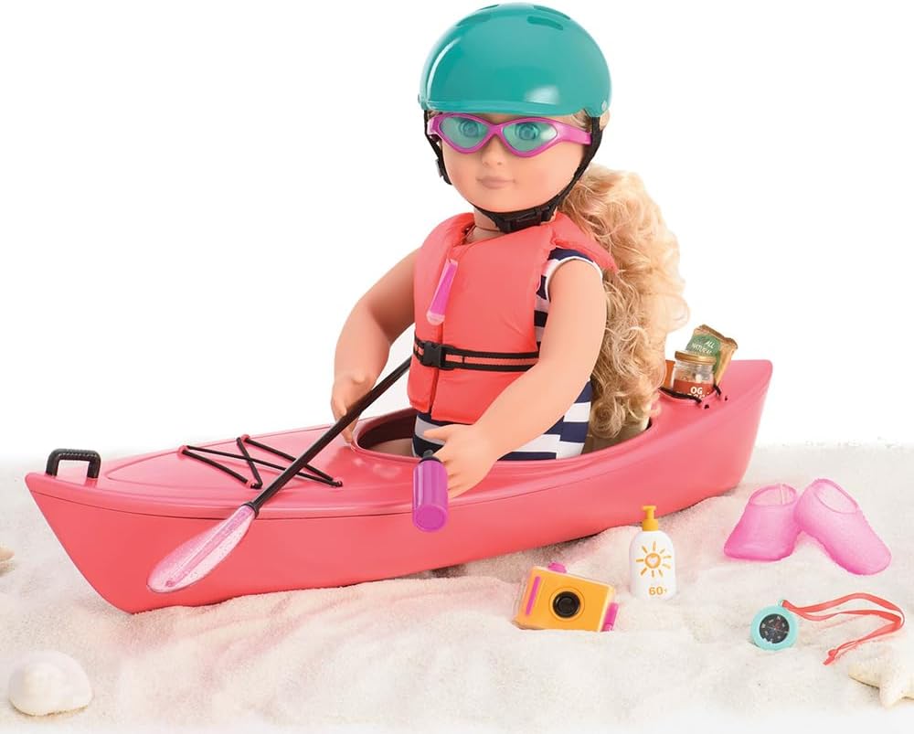 Our Generation – 46 cm Puppenzubehör – Outdoor & Strand Set – Sportspielzeug – Rollenspiel – Spielze
