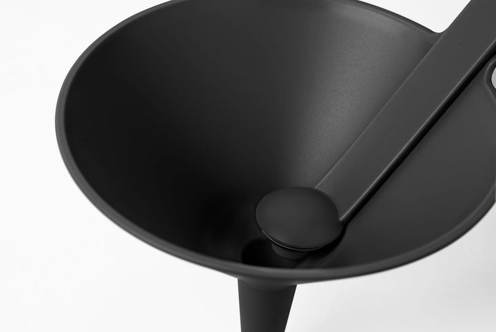 Blim Plus - Trichter Dosierer Dolina Carbon Black mit luftdichtem Deckel - Präzise Dekoration - Made