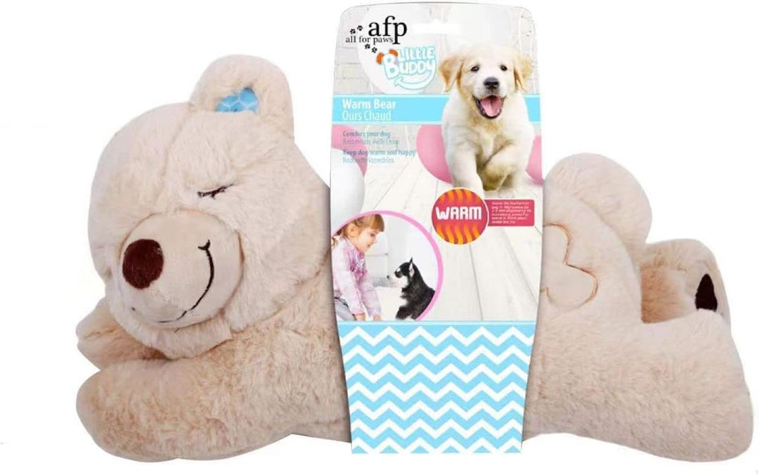 ALL FOR PAWS Kuscheltier für Hunde, Welpenspielzeug Hunde Herzschlag Plüschtier Welpe Verhaltenshilf
