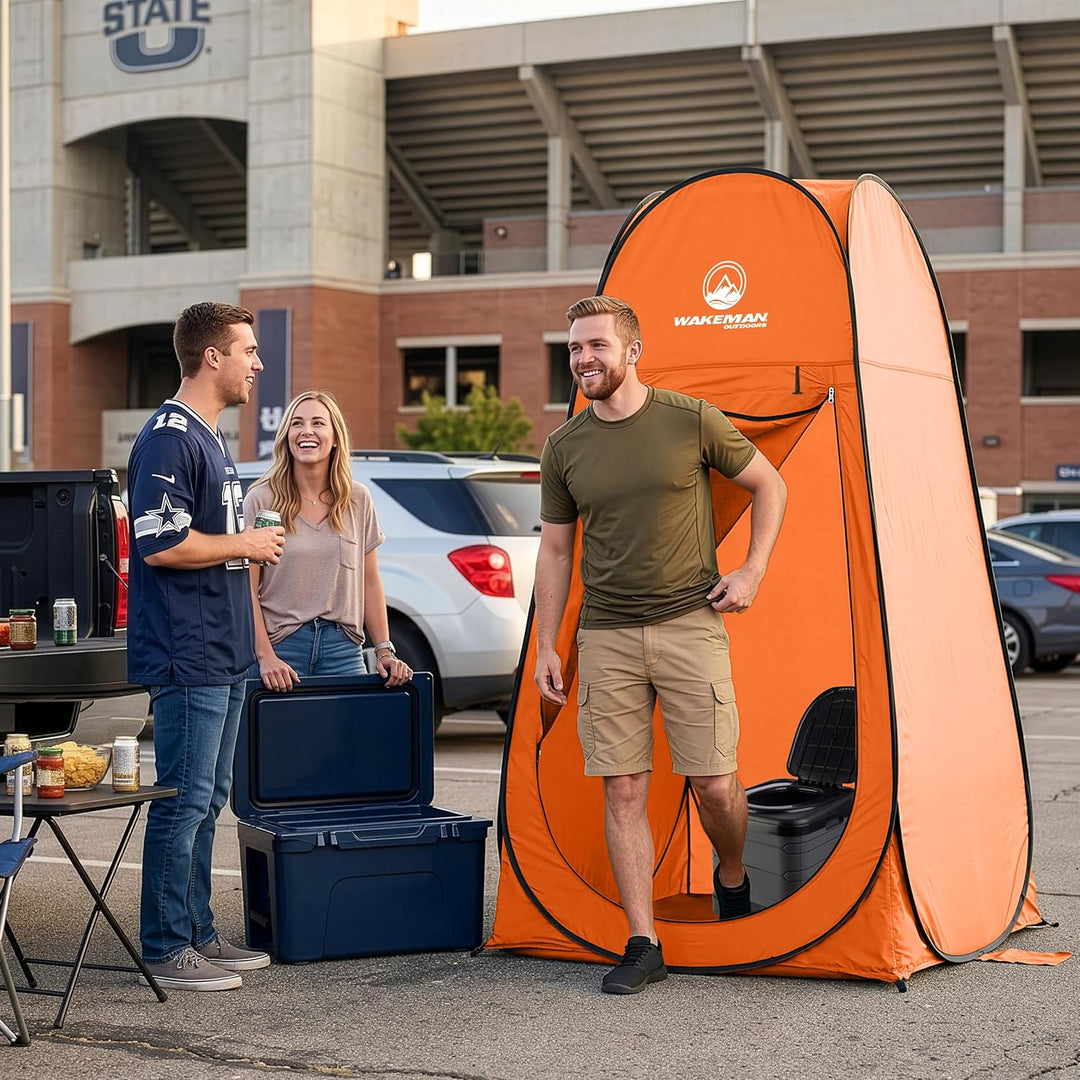 Pop-Up-Pod – Sichtschutz-Duschzelt, Ankleidezimmer oder tragbare Toilettenkabine mit Tragetasche für