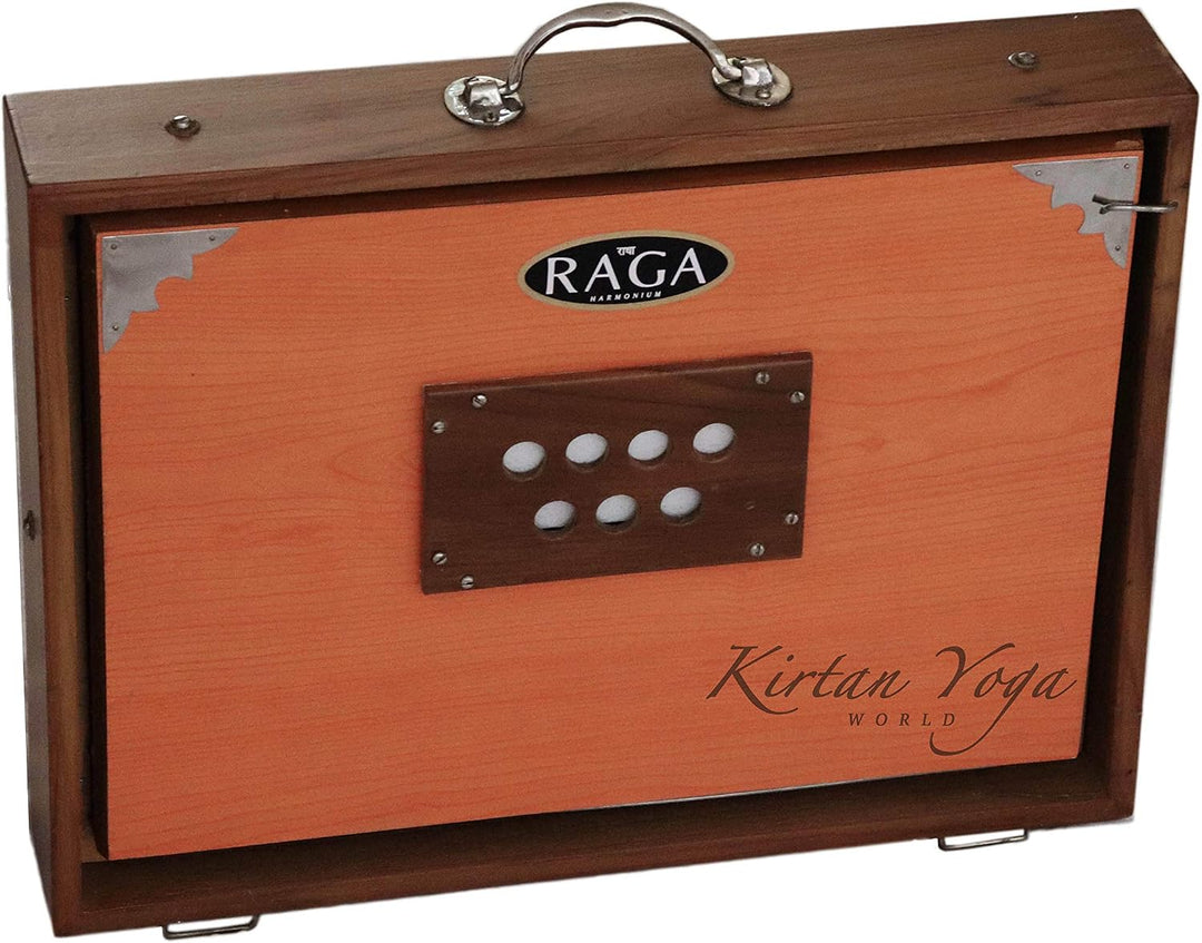 Shruti Box Raga Nr. 3, professionelles Modell, aus Teak-Holz, C-Tonleiter (c3 bis c4), 39 x 30 x 8,5