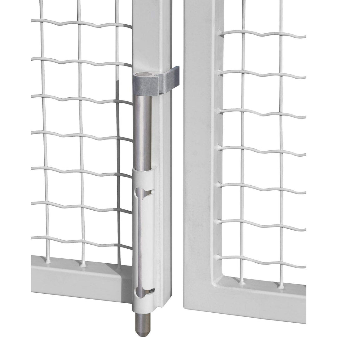 Stangenriegel VSF mit Achse/Flansch, Länge 490 mm, Stahl verzinkt