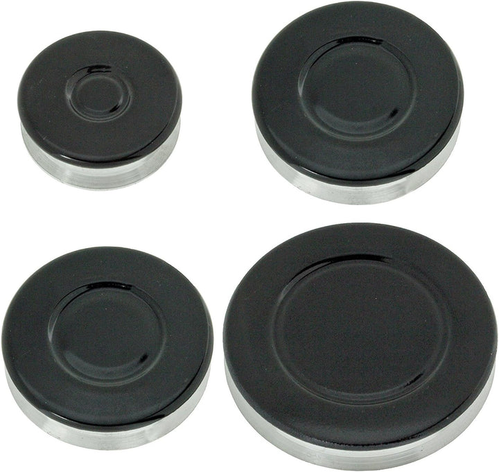 Spares2go Brennerkopf und Kappe für Zanussi-Gasherde (1 x Klein, 2 x Mittel, 1 x Gross)