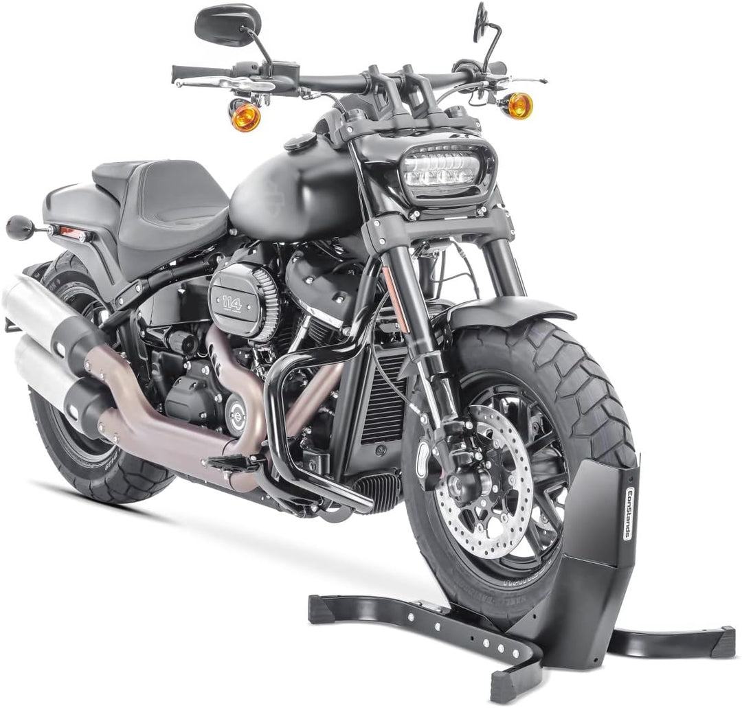 Sturzbügel Mustache für Harley Davidson Softail Fat Bob 114 18-24 schwarz
