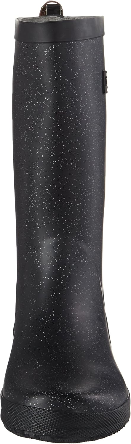 Bisgaard Jungen Unisex Kinder Flower Gummistiefel 20 EU Schwarz 03 Glitter Black, 20 EU Schwarz 03 G