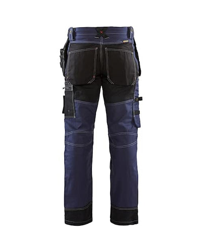 Blåkläder 15001370 Werker Hosen X1500, Dunkelblau, D116 D116 Navy Blue / Black, D116 Navy Blue / Bla