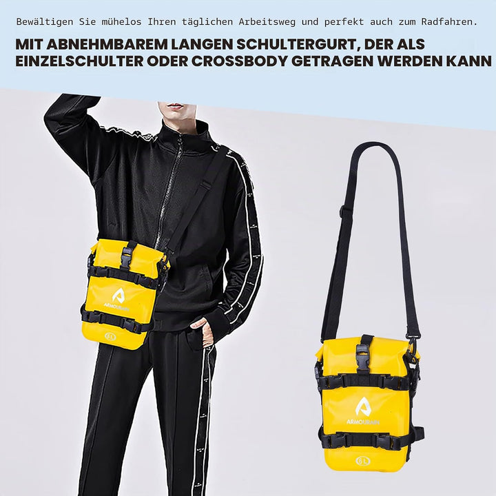 ARMOURAIN Motorrad Stossstangen Seitentasche Tasche Wasserdicht 6L Motor Sturzbügel Seitentaschen Ta