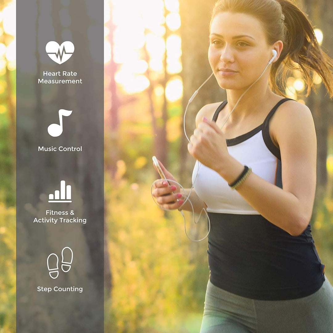 novasmart - runR III Smartwatch Fitness Tracker HD-Farbbildschirm Fitness Armband Uhr mit Pulsmesser