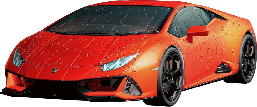 Ravensburger 3D Puzzle 11571 - Lamborghini Huracán EVO - Arancio - Der rassige Supersportwagen als 3