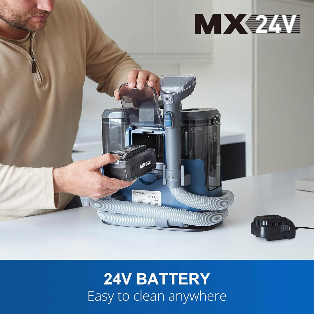Vacmaster Kabelloser Waschsauger Teppichreiniger Fleckenreiniger für Teppiche, Vorleger, Polster, Tr