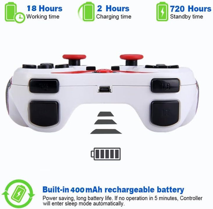 Megadream Android Gamepad Controller, Wireless Key Mapping Gamepad Joystick Perfekt für PUBG & Fotni