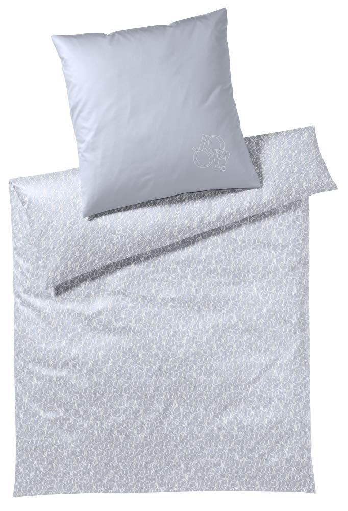 Joop! Mako-Satin Bettwäsche-Garnitur Statement Farbe Cloud Grösse 200x220+2x80x80