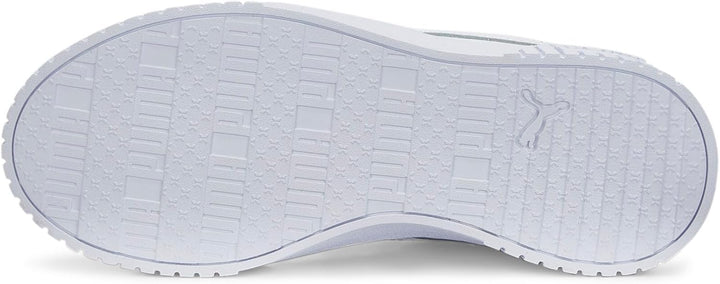 PUMA Mädchen Carina 2.0 Jr Sneaker, Puma White Puma White Puma Silver