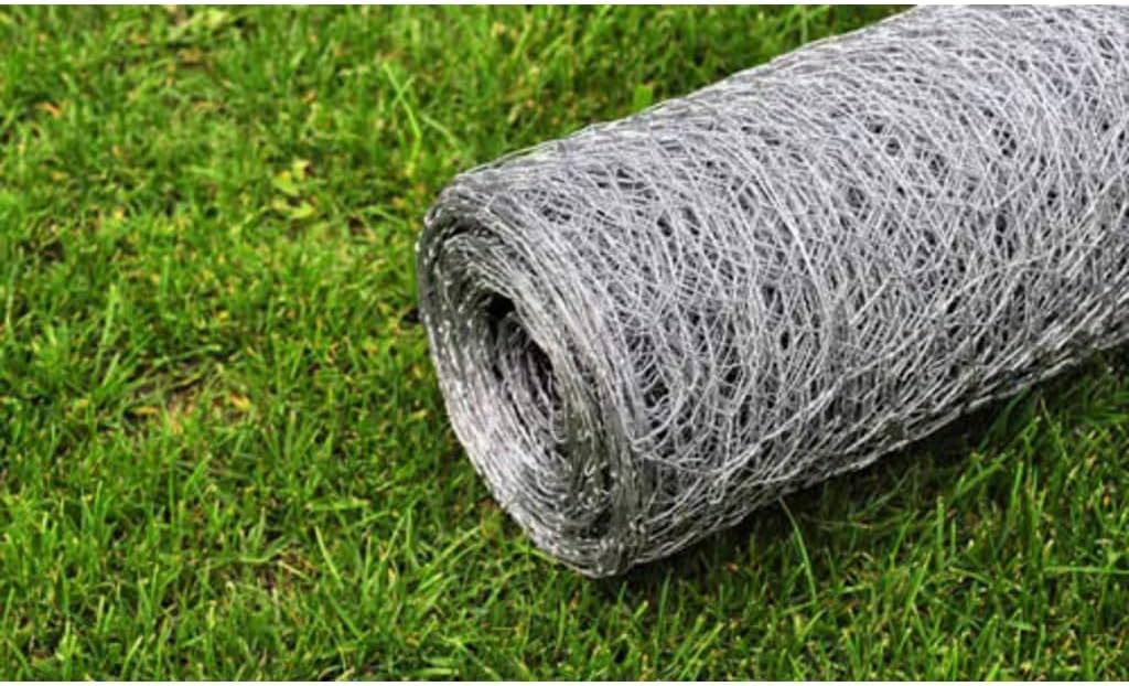 vidaXL Maschendraht Drahtgeflecht Drahtzaun Verzinkter Stahl 25×0,5 m Silbern 0.5 m Silber, 0.5 m Si