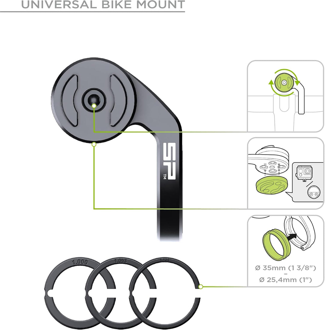 SP CONNECT Mountain Bike Bundle |SPC+| kompatibel mit iPhone 11/XR | Handyhalter für Mountainbike| M
