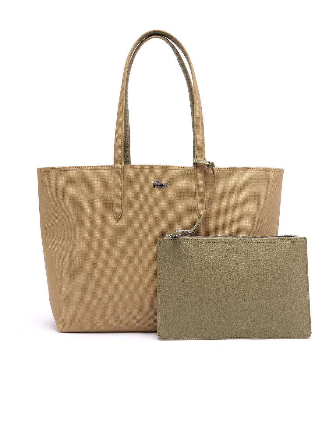 Lacoste Damen Nf2142aa Einkaufstasche Eco Sand Eco Kelp (M48), Beige (M48)
