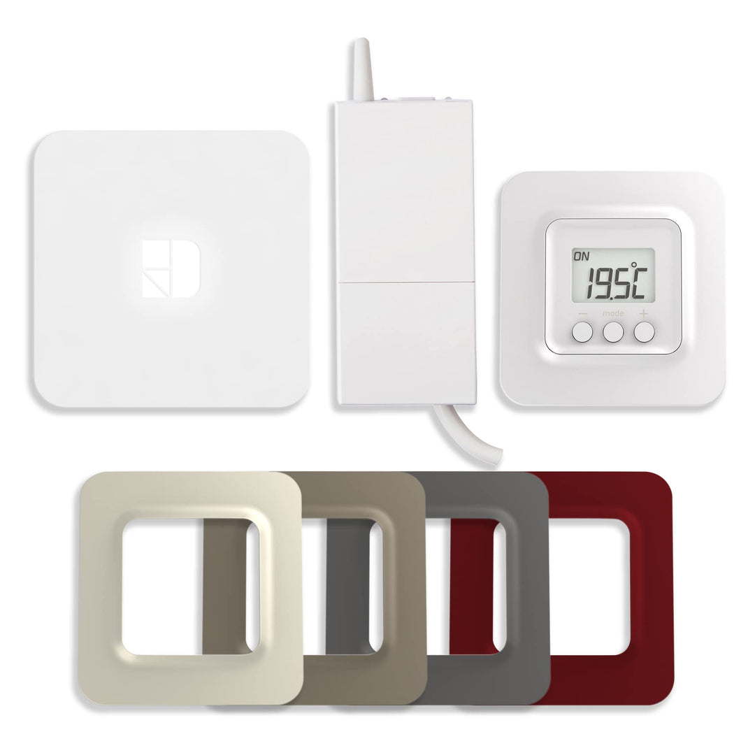 Delta Dore 6050663 Pack Tybox 5100 mit EU verbunden Vernetztes Thermostat, Weiss