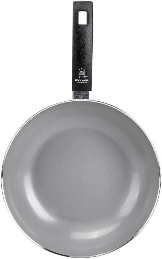 Moneta Innova Wok 1m 28 cm, FineGres Naturbeschichtung (kein PFAS), auch für Induktion, 100% Made in