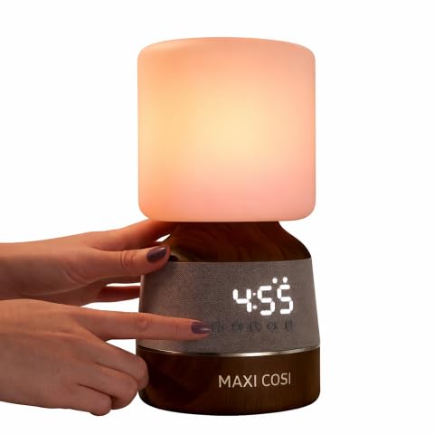 Maxi-Cosi Soothe Pro Smartes 3-in-1-Gerät, Nachthimmel-Projektor, Vom Nachtlicht zur Digitaluhr, Vol