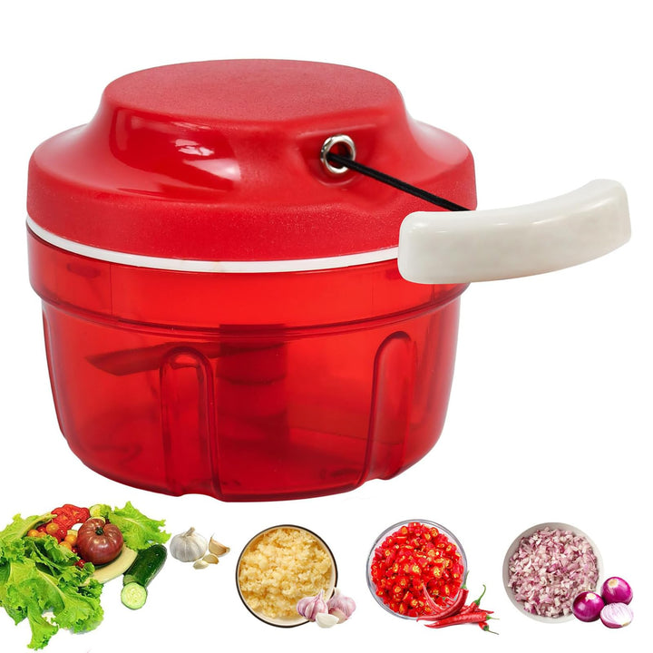 Zwiebelschneider, Zwiebel Zerkleinerer mit Seilzug, Vegetable Chopper, Multizerkleinerer Manuel, Bli