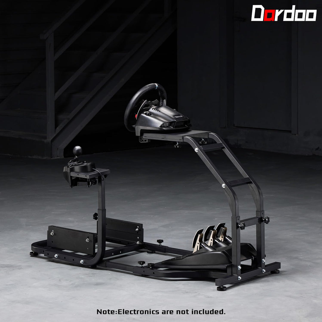 Dardoo Racing Simulator Cockpit Einstellbar Passend für Logitech G27 G29 G920 G923, Thrustmaster T30