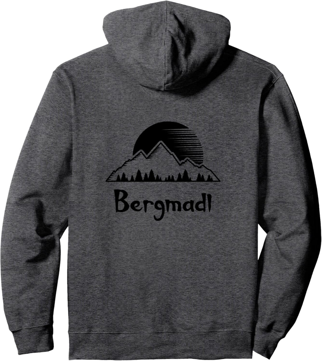 Bergmadl Bergmädchen Wandern Berge Hiking Bergsteigen Pullover Hoodie