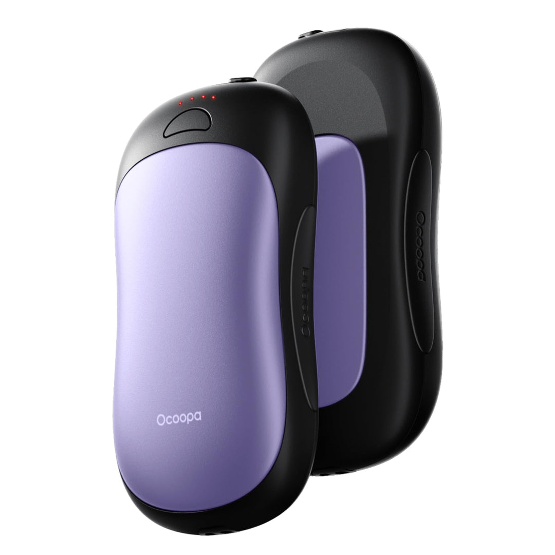 OCOOPA Handwärmer Elektrisch 2er Set, 10000mAh Taschenwärmer USB Powerbank, Wiederverwendbar, 4 Wärm