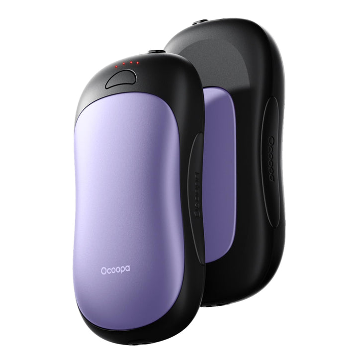 OCOOPA Handwärmer Elektrisch 2er Set, 10000mAh Taschenwärmer USB Powerbank, Wiederverwendbar, 4 Wärm
