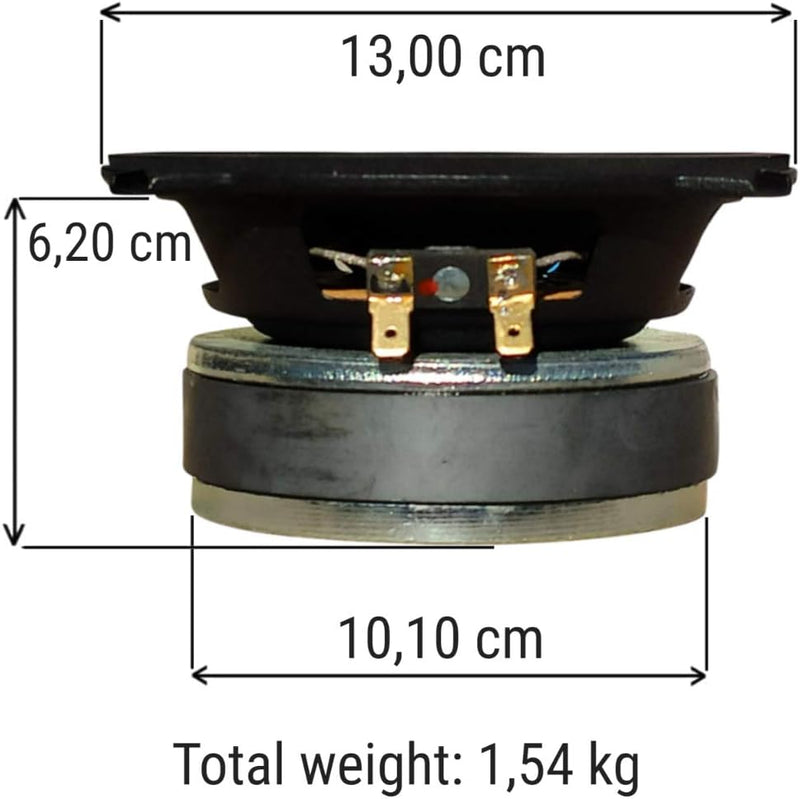 1 WOOFER CIARE CM133 cm 133 Lautsprecher von 13,00 cm 130 mm 5" mit 80 watt rms und 200 watt max mit