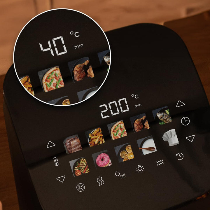 Cecotec Heissluftfritteuse ohne Öl - 4,5L - Grill - Doppelwiderstand - Integrierter Smoker - Air Fry