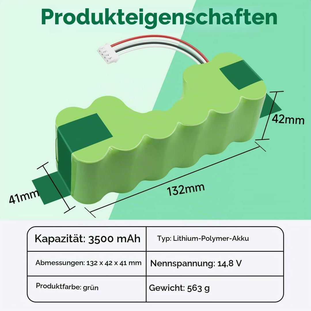 CITYORK 12V 3500 mAh Kehrmaschine ersetzt Akku kompatibel mit ECOVACS Deebot 900, 700, M88, DE33, DE