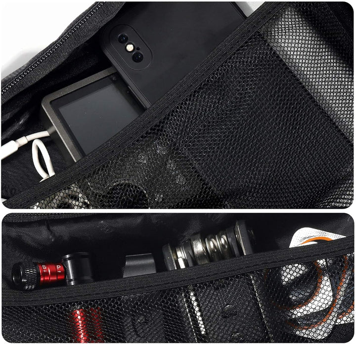 Lixada Fahrrad Triangle Bag, Wasserdicht Fahrrad Dreiecktasche, Reflektierender Fahrrad Rahmentasche