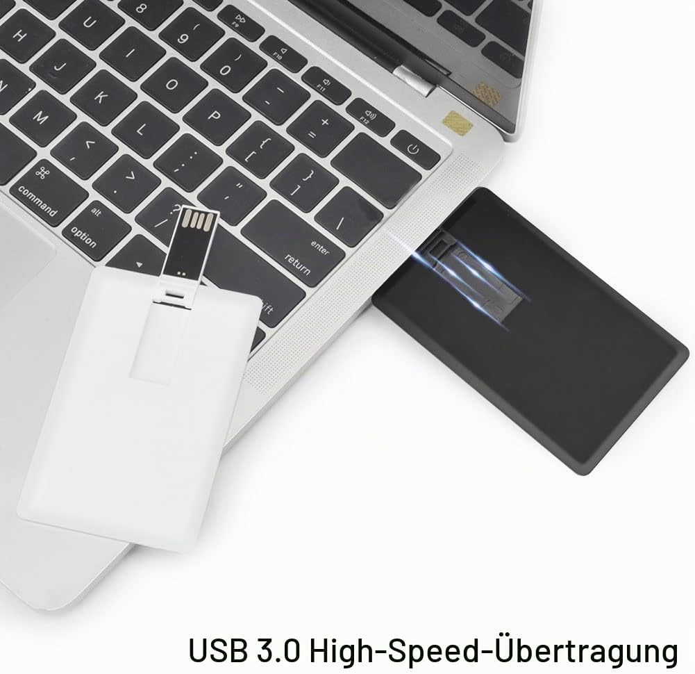 32GB Schwarze Karten USB-Stick USB-Flash-Laufwerk Geschenke für Kind Freund (32GB,Schwarze Karten),