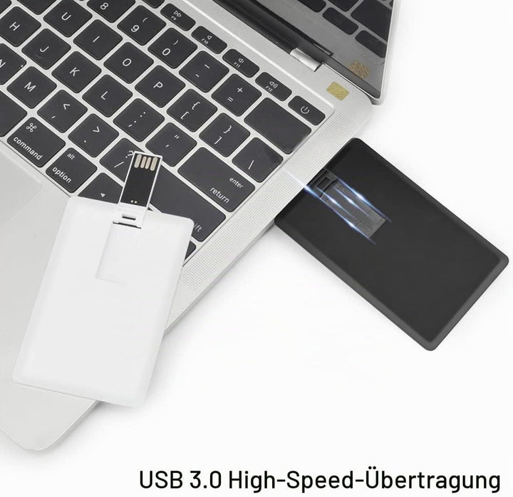 32GB Schwarze Karten USB-Stick USB-Flash-Laufwerk Geschenke für Kind Freund (32GB,Schwarze Karten),